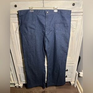 Vintage 70’s Seafarer Dungarees Men’s Utitilty Trouser Bell Bottom‎ Jeans